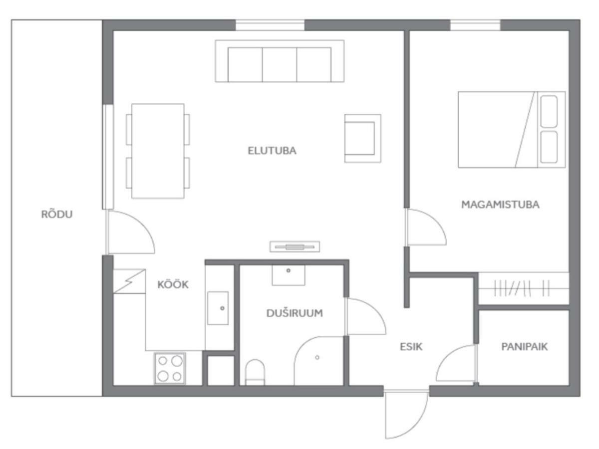 Papli 34 Apartment With Pool Pärnu Extérieur photo
